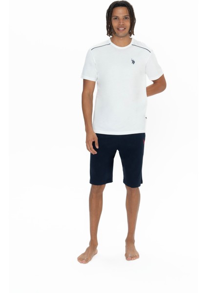 Erkek Ekru 3 Lü Pijama Takım