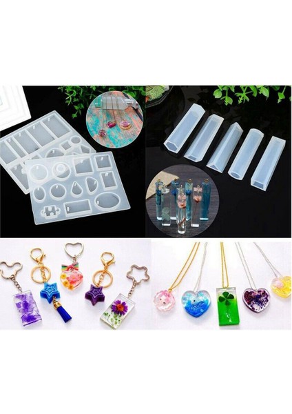 229 Adet Dıy Takı Reçine Döküm Silikon Epoksi Kaşık Seti Zanaat Kolye Takı Kolye Yapımı 48 Payetler (Yurt Dışından) modelleri