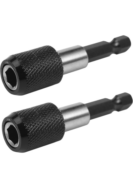 2x Darbe Tahrik Hex Hızlı Bırakma Değişim Tutucu Ucu Matkap Chuck Adaptörü 1/4 Inç (Yurt Dışından)