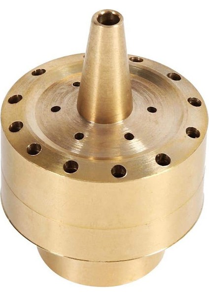 Fıskiye Memesi Başkanları, Pirinç Sütun Çok Yönlü Jet Gölet Çeşmesi Su Püskürtme Yağmurlama Başlığı Bahçe (3/4 Inç) (Yurt Dışından)