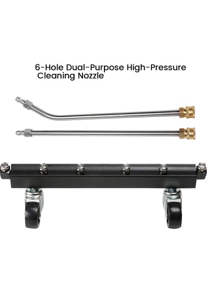 Basınçlı Yıkama Makinesi Araba Altında Temizleyici Araba Şasi Temizleme Için Güç Yıkama Eki Donanımlı 6 Fan Nozulu Zemin (Yurt Dışından) fiyatları