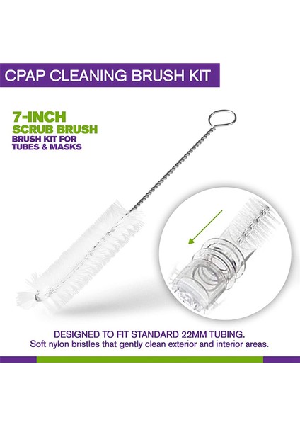 2x Solunum Hortumu Tüp Temizleme Fırçası Cpap Temizleyici Malzemeleri Içme Borusu Tüp Temizleyici Şişe Fırçası Temizleme Araçları (Yurt Dışından) indirimleri