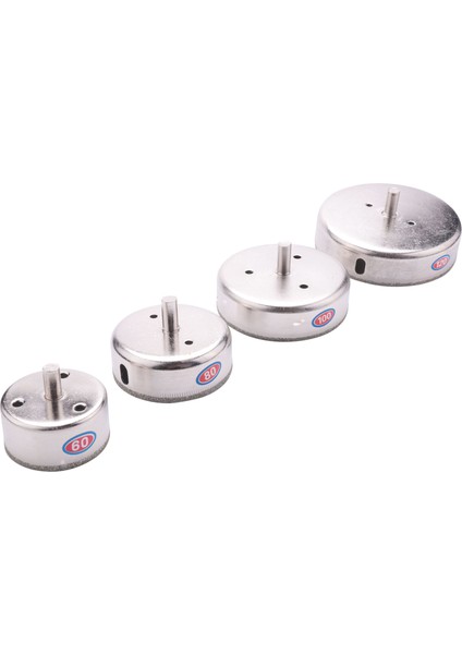 4 Adet 60/80/100/120 mm Elmas Delik Testere Kiremit Seti Matkap Ucu Seramik Cam Karo Kesme Porselen Mermer Matkap Ucu,многоцелевой Пакет (Yurt Dışından)