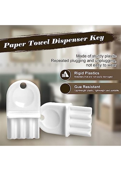 Peçete Dispenseri Anahtarları, Pasifik Kağıt Mendil ve Tuvalet Kağıdı Dispenserlerine Uyumlu Tuvalet Kağıdı Dispenser Anahtarları C (Yurt Dışından)