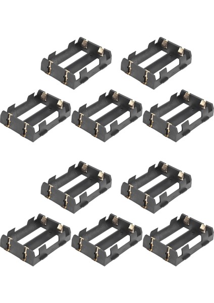 10 Adet/grup 2X26650 Pil Tutucu Smd Bronz Pimli 26650 Pil Saklama Kutusu -26650-2C-SMT (Yurt Dışından)