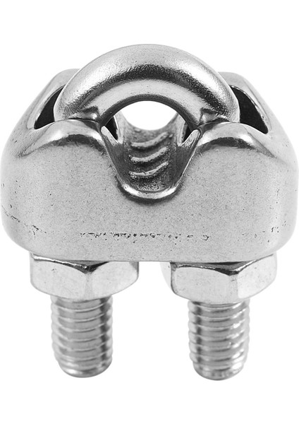 16 Adet Paslanmaz Çelik Kablo Klipsi Eyer Kelepçesi Halatlar Için 0.3 cm 3mm Tel (Yurt Dışından)