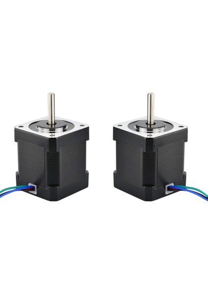 2x Nema 17 Step Motor 48MM NEMA17 Motor 42BYGH 2A 4-Lead (17HS19-2004S1) Motor 1m Kablo 3D Yazıcı Cnc Motor (Yurt Dışından)