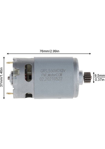 GRS550VC 14 Diş Dc Motor 21500-29000RPM Lityum Matkap Motoru Dc 12V Şarj Edilebilir Elektrikli Testere Tornavida (Yurt Dışından) modelleri