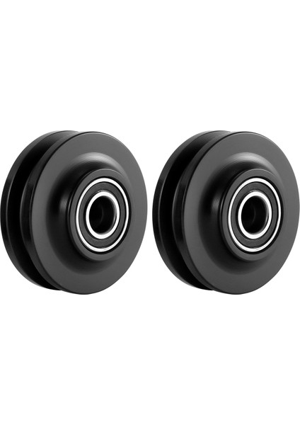 2 Adet Kayan Ambar Kapısı Tekerleği Ağır Dolap Pencere Kasnak Silindiri Sessiz Sürgülü Kapı Parça Dıy Ahır Kapısı Için Mükemmel (Yurt Dışından)