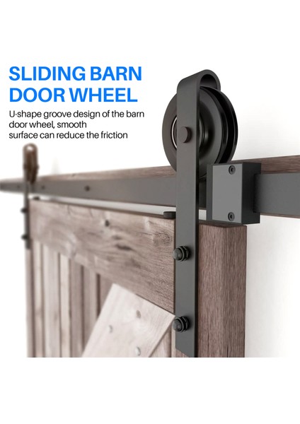 2 Adet Kayan Ambar Kapısı Tekerleği Ağır Dolap Pencere Kasnak Silindiri Sessiz Sürgülü Kapı Parça Dıy Ahır Kapısı Için Mükemmel (Yurt Dışından) fırsatları