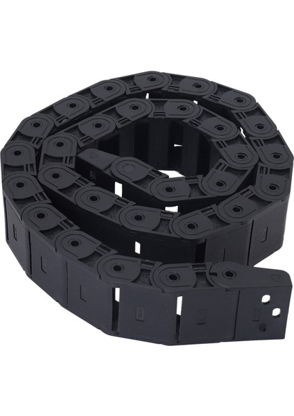 2x 18MM x 37MM Siyah Esnek Yarı Kapalı Kablo Çekme Zinciri 1m 39,4 Inç (Yurt Dışından) indirimleri