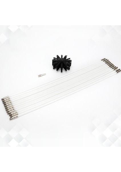 17 Adet Baca Fırça Seti Ev Endüstriyel Baca Kazanı Fırça Kurutucu Temizleme Aracı Şömine Temizleme Kiti (Yurt Dışından) modelleri