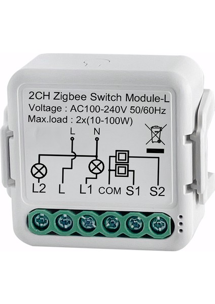 1 Adet Tuya Zigbee 3.0 Akıllı Işık Anahtarı Modülü Nötr Tel Gerekmez Alexa Google Home Için Çalışır, 1 Gang (Yurt Dışından)