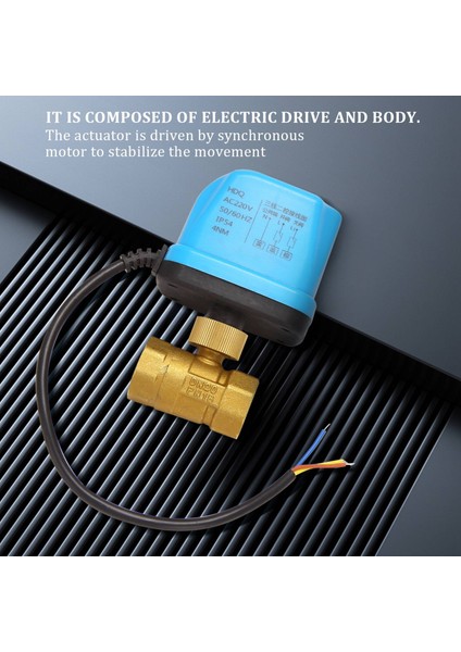 2 Yollu Bölge Vanası Iki Yollu Vana Motorlu Küresel Vana Elektrikli Elektrikli Vana Ters Küresel Vana 220V DN20 (G3 / 4 Inç) Ters Vana (Yurt Dışından) fırsatları