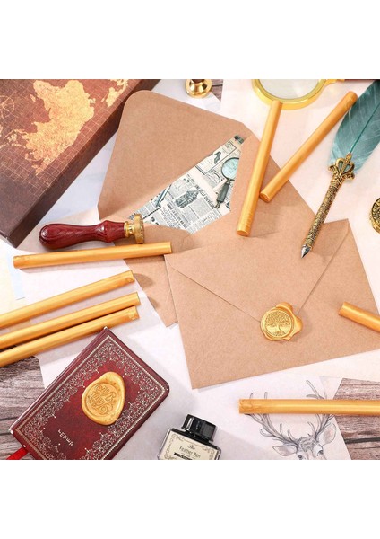 20 Adet Tutkal Sızdırmazlık Balmumu Çubukları, Mum Mühür Damgası Için Sıcak Eriyik Tutkal Çubukları, Mektup, Düğün Davetiyeleri, Doğum Günü Kartları (Yurt Dışından) indirimleri