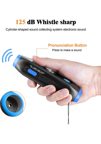 Basketbol/futbol Oyunu Hakem Düdüğü Kamp Yürüyüş Survival Elektronik Düdük Acil Durum Aracı Mavi (Yurt Dışından) fiyatları
