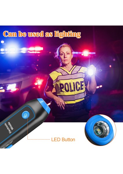 Basketbol/futbol Oyunu Hakem Düdüğü Kamp Yürüyüş Survival Elektronik Düdük Acil Durum Aracı Mavi (Yurt Dışından) indirimleri