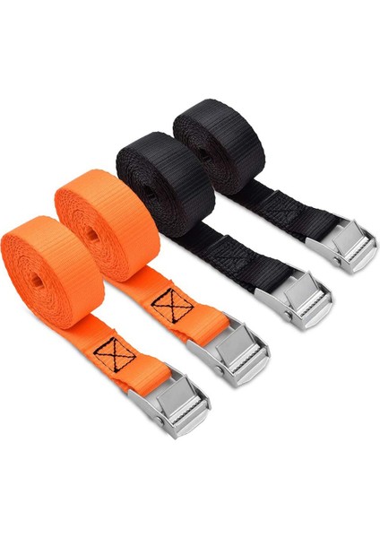 Yük, Ekipman, Bisiklet ve Daha Fazlası Için Çinko Alaşımlı Kam Kilitli Bağlama Askıları Bağlama Askıları (4'lü Paket) (Yurt Dışından)