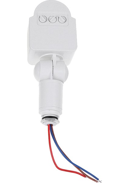 LED Hareket Sensörü 220V Otomatik Kızılötesi Pır Hareket Dedektörü Duvara Montaj Zamanlayıcı Dış Mekan 12V Sensörlü Işık Anahtarı, Beyaz (Yurt Dışından)