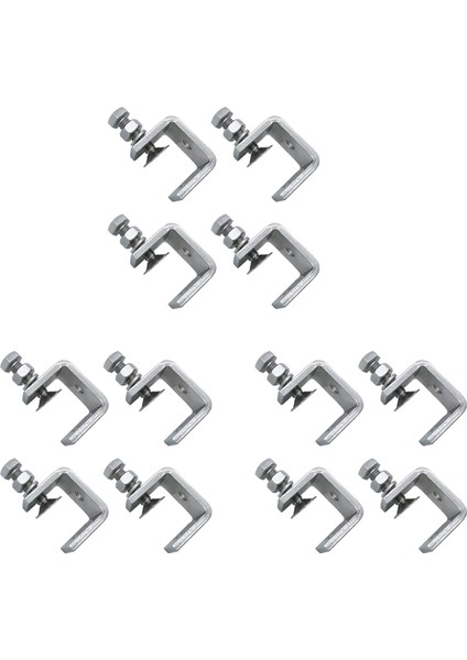 12 Adet 16-25MM Ağır Ağaç Işleme Kelepçe Seti 304 Paslanmaz Çelik C Kelepçe Kelepçe Araçları Kaynak/marangoz (Yurt Dışından)