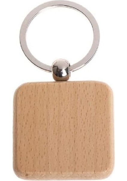 100 Adet Dıy Boş Ahşap Anahtarlık Kare Oyma Anahtarlık Ahşap Anahtarlık Yaklaşık 40X40 mm (Yurt Dışından) fırsatları