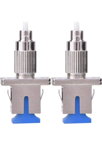 2x Fc-Sc Tek Modlu Bağlayıcı Hibrit Dönüştürücü Fiber Optik Adaptör, Fc Erkek - Sc Kadın Için (Yurt Dışından)
