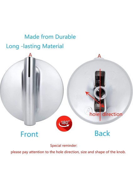 4'lü Paket 74010839 Jenn Hava Sobası/soba Için Yüzey Brülör Düğmesi Yedek Parçaları - WP74010839, 7737P372-60'IN Yerine Geçer (Yurt Dışından) fiyatları