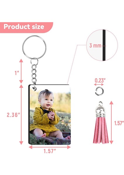 30 Takım Akrilik Anahtarlık Boşlukları Akrilik Anahtarlık Daireler Boşluklar Temizle Yuvarlak Diskler Süsler Delikli (Yurt Dışından) fiyatları