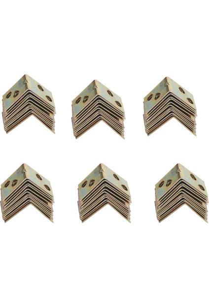 Metal Raf Desteği 90 Derece 72 Adet Pirinç Ton (Yurt Dışından)