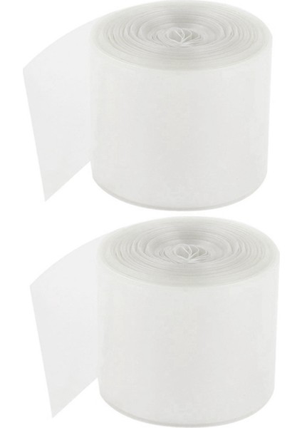 2x Pvc Isıyla Daralan Boru Borusu 70MM, 4 x 18650 Shrink Film Için 5m Şeffaf (Yurt Dışından)