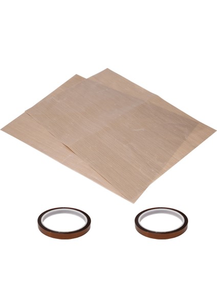 Vinil Isı Basın Transferi Için 4 Paket Isı Bandı Yüksek Sıcaklık Bandı ve Ptfe Levha, Süblimasyon Isıya Dalı (Yurt Dışından)