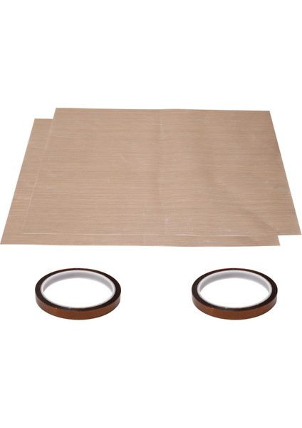 Vinil Isı Basın Transferi Için 4 Paket Isı Bandı Yüksek Sıcaklık Bandı ve Ptfe Levha, Süblimasyon Isıya Dalı (Yurt Dışından)