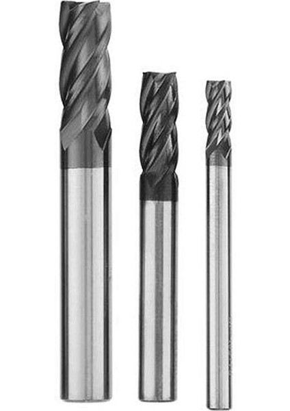 3 Adet 4 6 8 mm Karbür Uçlu Değirmen 4 Uçlu Freze Seti Freze Kesicisi Takım Kiti Cnc Karbür Freze Kesicisi Spiral Freze Uçları (Yurt Dışından)