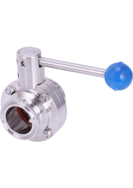 2x 1-1/2 Inç 38MM SUS304 Paslanmaz Çelik Sıhhi 1.5 Inç Üçlü Kelepçe Geçme Burç Kelebek Akış Kontrol Vanası Homebrew Bira Süt (Yurt Dışından)