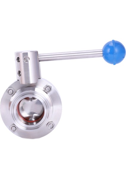 2x 1-1/2 Inç 38MM SUS304 Paslanmaz Çelik Sıhhi 1.5 Inç Üçlü Kelepçe Geçme Burç Kelebek Akış Kontrol Vanası Homebrew Bira Süt (Yurt Dışından)