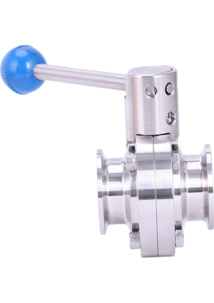 2x 1-1/2 Inç 38MM SUS304 Paslanmaz Çelik Sıhhi 1.5 Inç Üçlü Kelepçe Geçme Burç Kelebek Akış Kontrol Vanası Homebrew Bira Süt (Yurt Dışından)