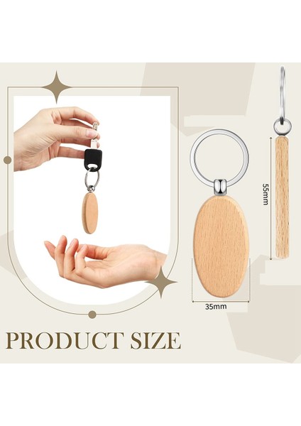 50 Adet Ahşap Anahtarlık Oval Ahşap Gravür Boşlukları Bitmemiş Ahşap Anahtarlık Anahtar Etiketi Dıy Hediye El Sanatları Için (Oval) (Yurt Dışından) fiyatları