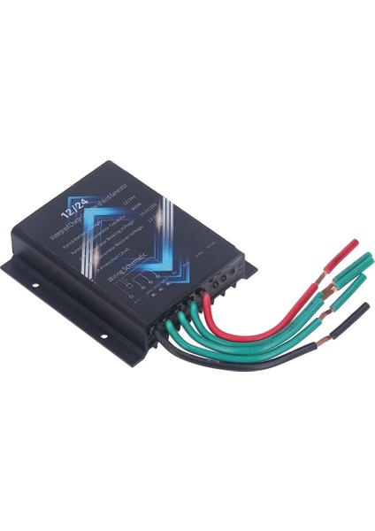 Rüzgar Türbini Şarj Regülatörü, 400W 12V 24V Mini Rüzgar Türbini Jeneratörü Kontrol Cihazı IP67 Su Geçirmez (Yurt Dışından)