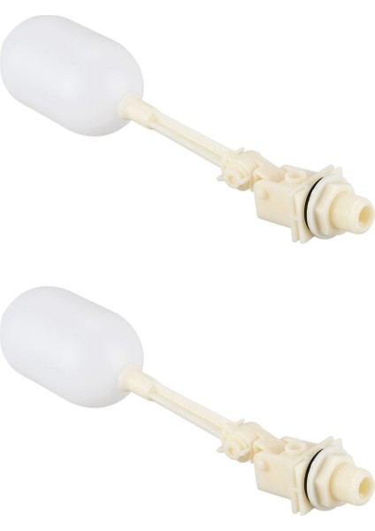 2x Mini DN15 1/2 Inç Makara Kutusu Şamandıra Valfı Bağlantısı Dolum Vanası Şamandıra Valfı Beyaz (Yurt Dışından)