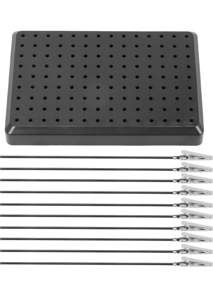 9X14 Delik Boyama Standı Tabanı ile 20 Adet Metal Timsah Klip Sopa Modelleme Aracı Set Oyuncaklar Hobiler Aksesuarları (Yurt Dışından) fiyatları