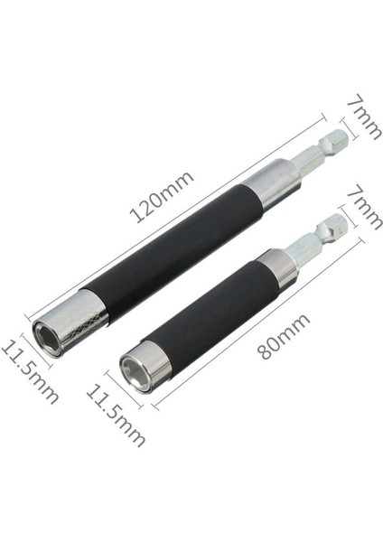 Yüksek Kaliteli 80MM 120MM Uzatma Sürücüsü Matkap Ucu Tutucu Altıgen Vida Soket Manyetik Darbe Adaptörü (Yurt Dışından)