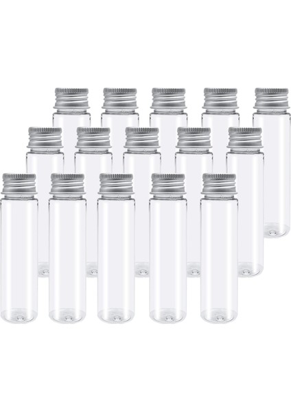 60 Adet 110 ml Plastik Test Tüpü, Şeffaf Düz Test Tüpleri, Şeker, Fasulye, Parti Dekoru Için Döner Kapaklı Plastik Test Tüpleri (Yurt Dışından)