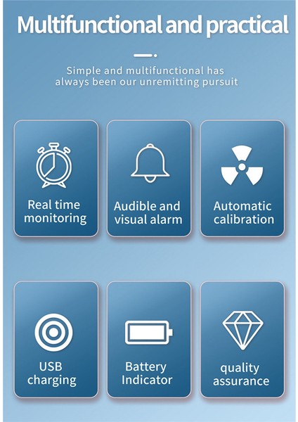 2x 6 In 1 Pm2.5 PM10 Hcho Tvoc Co Co2 Hava Kalitesi Dedektörü Co Co2 Formaldehit Monitör Ofis Hava Kalitesi Test Cihazı, Siyah (Yurt Dışından) fırsatları