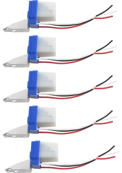 5x Ac Dc 12V 10A Otomatik Lamba Anahtarı Işık Sensörü Anahtarı (Yurt Dışından)