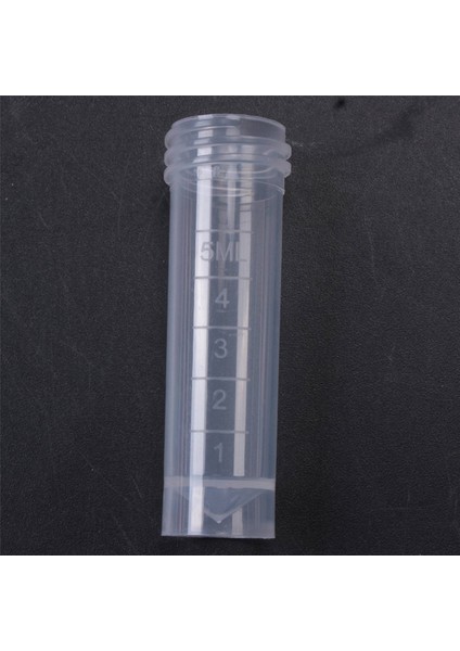 Vidalı Kapaklı 200 Adet Plastik Test Tüpleri, 5ml Santrifüj Test Tüpü, Plastik Donma Test Tüpleri, Ofis Kimya Örneği Için (Yurt Dışından)