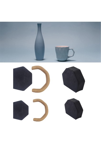 Kil Için 24 Adet Çömlekçilik Kupa Kolu, Küçük Bardaklar Için Küçük Kupa Kolu Formları, Çömlekçilik Için Kupa Kolu Yapma Aracı (Yurt Dışından) fiyatları