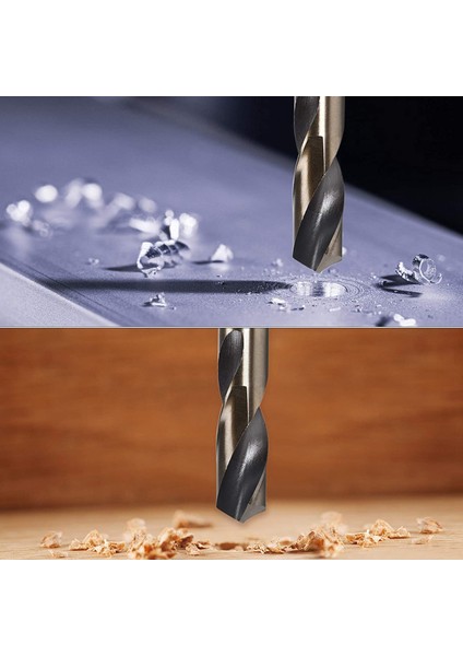 4.5mm Büküm Matkap Ucu Yüksek Hız Çelik 4341 Düz Matkap Ucu Elektrikli El Matkap ve Tezgah Matkap Için Uygun (Yurt Dışından)