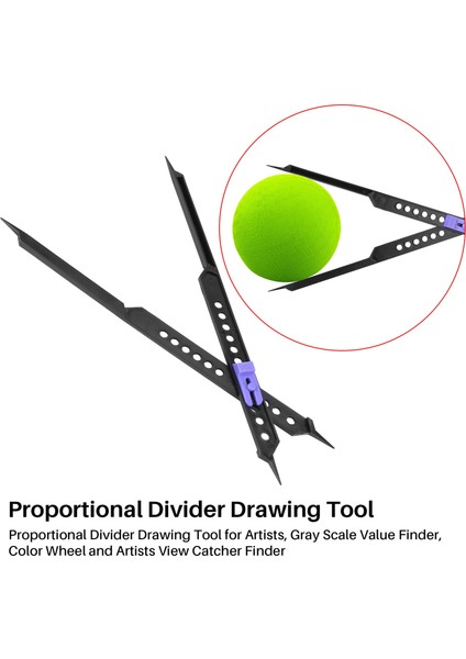 Sanatçılar Için Orantılı Bölücü Çizim Aracı, Gri Tonlamalı Değer Bulucu, Renk Tekerleği ve Sanatçılar Görünüm Yakalayıcı Bulucu (Yurt Dışından) fiyatları