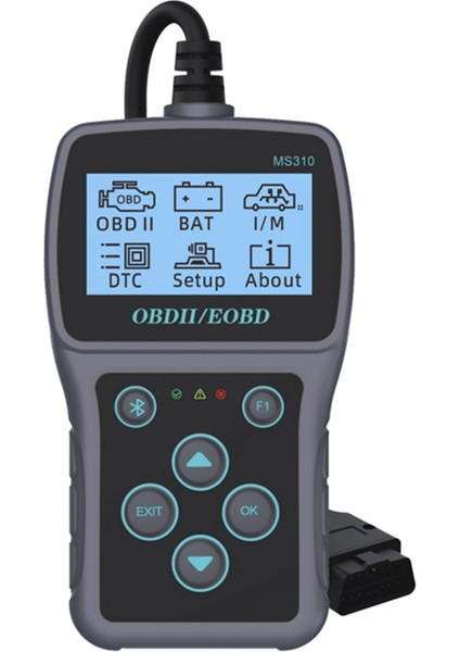 MS310 Obd2 Tarayıcı Motor Arıza Kodu Okuyucuyu Kontrol Edin, Hazırlık Duman Kontrolü Can Teşhis Tarama Aracı (Yurt Dışından)