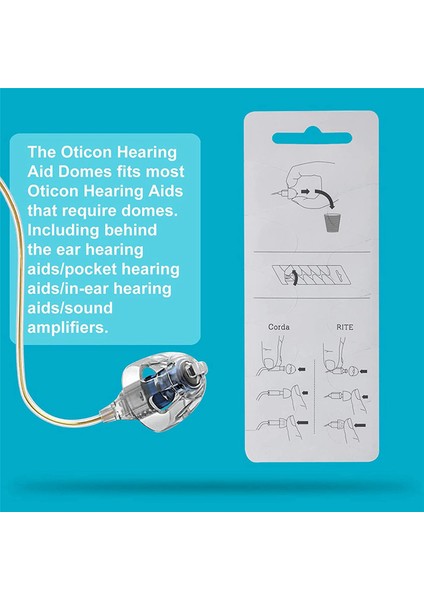 Minifit Açık Havalandırmalı Kubbeler Için Işitme Cihazı Kubbeleri: 4 Paket (8 Mm), Işitme Cihazı Malzemeleri Için Evrensel Kubbeler (Yurt Dışından)
